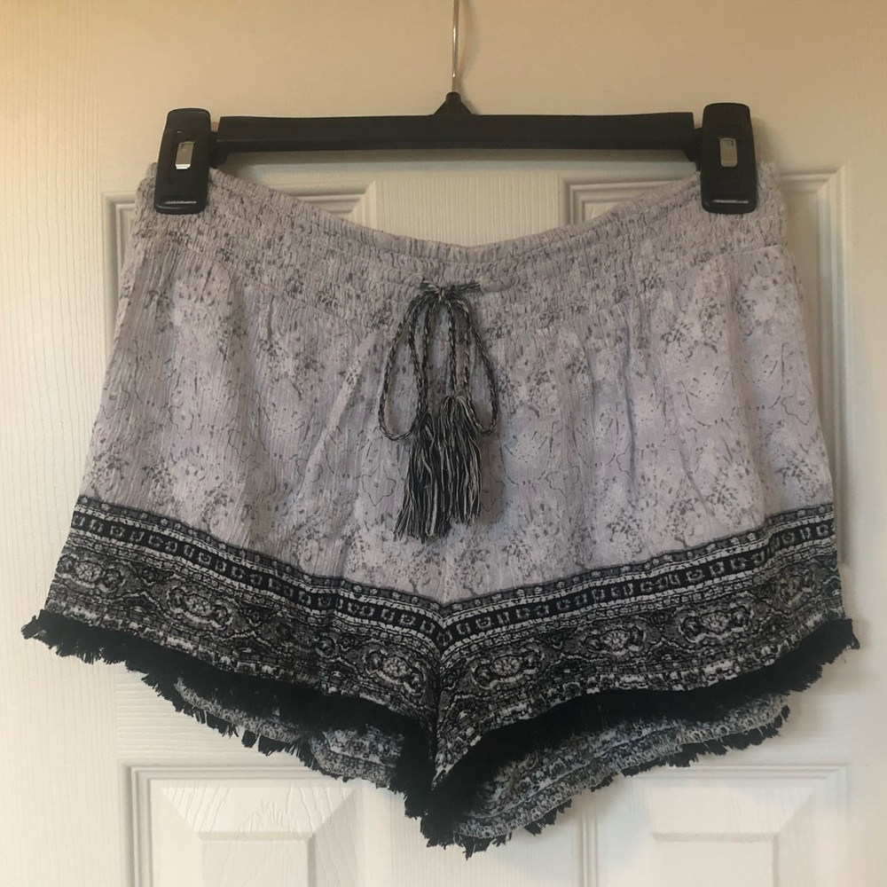 Bohemian patterned Flowy Shorts